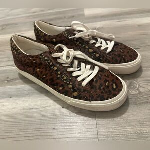Madewell Leopard Print Sneakers Women’s Size 9